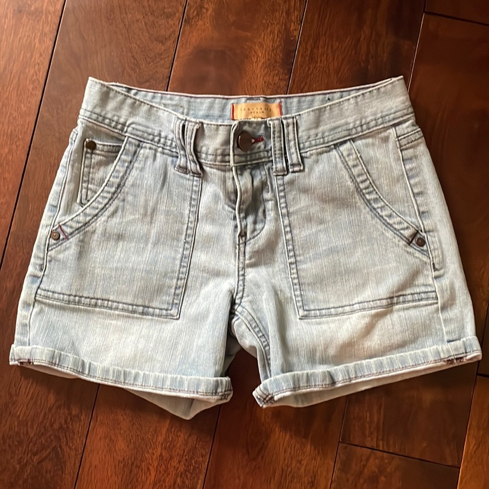Sanctuary Jean Shorts size 24 light blue